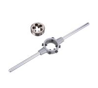 Filière SOURCING MAP 1Pcs M16 x 1,5 Filetage Rond Porte-filière 38mm (Convient M12-M16 Filière) Réglable