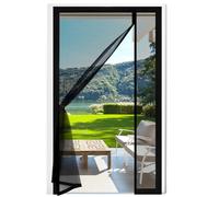 Fillis Moustiquaire magnétique, 80x200cm Moustiquaire de balcon en fibre de verre Ouverture latérale Rideau anti-mouches Porte pour Salon Chambre Portes