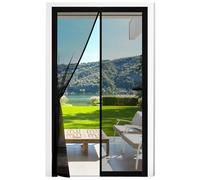 Fillis Moustiquaire magnétique Porte, 70x200cm Moustiquaire de balcon en fibre de verre Rideau anti-moustique sans percer Rideau magnétique Rideau de porte pour balcon Salon Chambre Portes