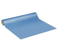 Film adhésif décoratif en vinyle vendu au mètre – Autocollant lavable et résistant à l'eau pour les murs, les cuisines et les meubles – 60 cm x 9 m – Bleu glacier