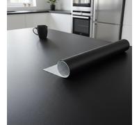 Film adhésif imitation granit noir, vendu au mètre – Revêtement autocollant pour cuisine, meubles et salle de bains – 60 cm x 7 m