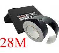 Film adhésif pour baguettes de masquage chromées DECHROMING NOIR BRILLANT 5 cm x 28 m