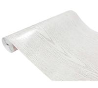 Film adhésif pour meubles, blanc nacré imitation bois, 67,5 cm x 15 m