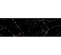 Film adhésif vinyle vendu au mètre – Autocollant lavable pour meubles de cuisine, armoires et portes – MARBRE NOIR ET CUIVRE – 60 x 200 cm
