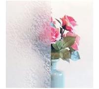 Film adhésif vitrerie dépoli HOME DECO CONTITECH effet neige 45 cm x 2 m Transparent (effet texture de neige blanche visible à travers le film)
