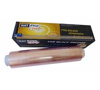 Film alimentaire étirable PRO - ZIP cut - conditionnement aliments, protection fraicheur, cuisson micro-ondes et congélateur 45 cm x 300m