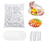 Film Alimentaire Réutilisable - Charlotte - 300 Pièces - PE Transparent - Durable - Étanche