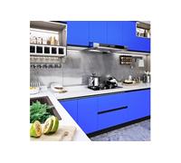 Film autoadhésif pour meubles Bleu brillant 500x90 cm PVC