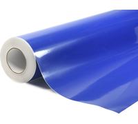 Film autocollant couleur - bleu blu01 122x500cm - intérieur/extérieur