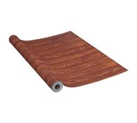 Film autocollant pour meubles, aspect bois d'acacia, 500 x 90 cm, mat, opaque, pour meubles, fenêtres, portes, avec protection UV et protection thermique, adhésif statique pour bureau, salle de bain