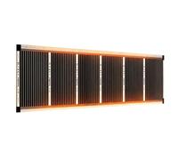 Film Chauffant Graphène Flexible Radiateur Mural | Chaleur Constante, Surface Étanche, Film Flexible Découpable(Black,100x50cm)