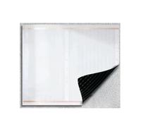 Film Chauffant Graphène Flexible Radiateur Mural | Chaleur Constante, Surface Étanche, Film Flexible Découpable(White,50x50cm)