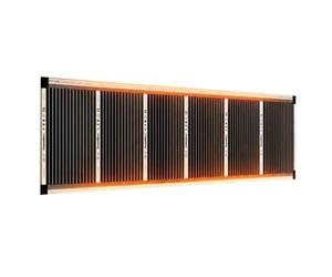 Film Chauffant Graphène Flexible Radiateur Mural | Chaleur Constante, Surface Étanche, Film Flexible Découpable(Black,100x50cm)