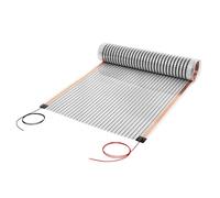 Film chauffant infrarouge 12 V basse tension AC/DC 0,5 x 1,0 m 130 W/m², chauffage électrique pour modélisme, prévention des moisissures, serres de culture, mallette de batterie