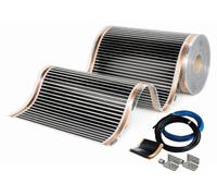Film chauffant infrarouge, système de chauffage de plancher électrique, 150 W/m², largeur de 50 cm