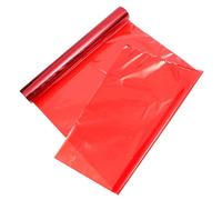 Film D’emballage Cellophane Rouge Opp pour Fleurs et Paniers | Découpable, Haute Densité, sans Odeur, Usage Artisanal, Rouleau de Papier pour Bouquets et Présents