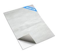 Film d'aluminium ultra épais extra résistant, film isolant pour chauffage composé d'un tissu à haute teneur en silicate, (60 X 60cm)