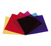 Eurolite Jeu de filtres de couleur 9410050A rouge, bleu, vert, jaune, lilas, violet pour PAR64/36/56