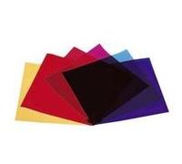 Eurolite Jeu de filtres de couleur 9410050A rouge, bleu, vert, jaune, lilas, violet pour PAR64/36/56