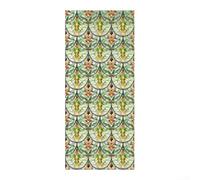 Film de fenêtre 3D texturé vert électrostatique autocollant pour verre de protection UV feuille de PVC décoratif pour la maison et le bureau 100 x 43 cm (FDBL032 : 43 x 100 cm)