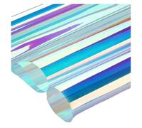 Film de fenêtre Film de Miroir à Sens Unique, Film Autocollant for fenêtre Effet Miroir unidirectionnel irisé, Multicolore, Plusieurs Tailles(45cmx500cm)