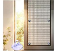 Film De Fenêtre Réfléchissant Chaleur,Film Intimité Occultant Protection Solaire,Film D'isolation Thermique D'aluminium avec Ventouse,Film pour Vitres Anti-UV Anti Regard,W×H-30x150cm/12 * 59in