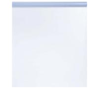 Film de fenêtre statique dépoli - vidaXL - 90x1000 cm - Gris givré - PVC - Épaisseur 0 11 mm