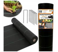 Film de jardinage anti-UV - Protection contre les mauvaises herbes 1,1 x 100 m - Protection des plantes 135 g - Film de paillage - Tapis résistant aux UV - Film de protection des espaces verts