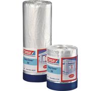 Film de masquage tesa Easy Cover® 4369 tesa 04369-00010-02 transparent (L x l) 14 m x 1.4 m caoutchouc 1 pc(s)