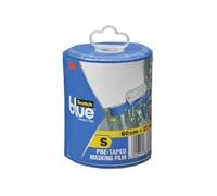 3M ScotchBlue Film de masquage pour peintre avec ruban adhésif en distributeur PTD2093EL-24-S, 60,9 cm x 27,4 m x6 morceau