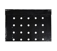 Film de paillage avec trous - Couvre-sol noir, couche givrée | Film de paillage de jardin - Couverture de sol pour plantes, membrane noire pour fraise, tomate, aubergine, ferme, jardin