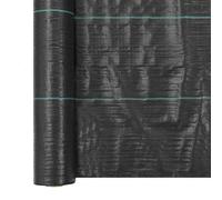 Film de protection contre les mauvaises herbes et les racines PP 2 x 50 m noir