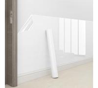 Film de protection mural - Papier de contact transparent - Absorption électrostatique - Film de protection mural amovible en plastique transparent - Autocollant statique pour cuisine et bureau - Par