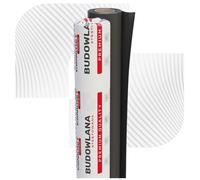 Film de protection noir pour construction, dimensions 5m x 20m