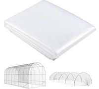 Film de protection pour serre Moonbite, dimensions 7 x 8 mètres, imperméable, film résistant aux déchirures d'une épaisseur de 0,15 mm, avec protection UV, bâche de remplacement découpable, en polypro