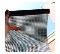 Film de protection visuelle pour fenêtre, film en maille perforée, jetable, en vinyle, perforé, jetable, pour fenêtre, rouleau de film en verre autocollant, noir, 500 x 60 cm