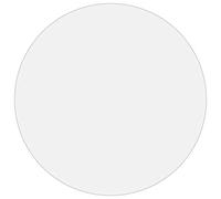 Film de table mat en PVC de 1,6 mm d'épaisseur, rond, Ø 100 cm, film de protection pour meubles et table pour salle à manger, bureau et terrasse, résistant aux rayures, imperméable, facile d'entretien