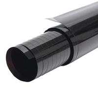 Film de teinte pour vitres de voiture, 35% de transmission de la lumière visible (VLT), dimensions 60 cm x 300 cm, couleur gris clair, effet fumé, protection contre la vue, protection solaire