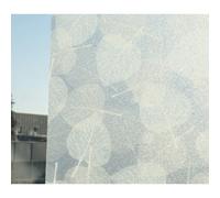 Film décoratif vitrostatique Feuilles 150x45 cm Blanc