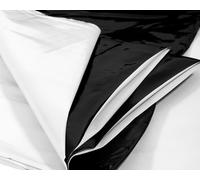 Film d'ensilage 4m x 70m Bâche de couverture Poolfoie Film de jardin imperméable noir et blanc