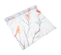 Film Dépoli Auto-adhésif Oiseaux Colorés pour Vitre, PVC