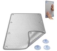 Film électrostatique 70x100cm aluminisé réutilisable - Opaque 8mm anti-UV anti-chaleur protection solaire vitrage PIQUET D'ATTACHE