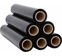 Film étirable 6 pcs noir 30 μm 50 cm x 150 m