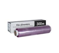 Film étirable alimentaire en boîte distributrice 0,30 x 300 m