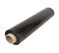 Film etirable manuel cast eco polyethylene 20 microns face interne collante 450mmx270m coloris opaque noir
