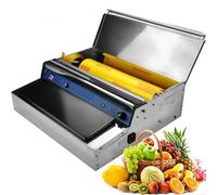 Film étirable manuel pour emballage alimentaire, machine à sceller en plastique pour viande, poisson, légumes, épiceries et charcuterie, solution d'emballage alimentaire facile à utiliser