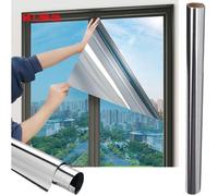 Film Fenetre Anti Chaleur Miroir 99 Anti-UV Film Anti-Regard Protection Solaire Film Miroir Intimite Film Argent6 FILM POUR VITRAGE