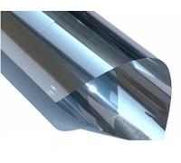 Film fenetre Anti Regard Film Isolant occultant for fenêtre, Autocollant en Verre Transparent Unique, Solaire Architectural réfléchissant, Protection Contre Le Soleil(Blue,Width 110CM)