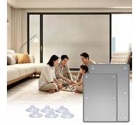 Film Fenetre Protection Solaire Anti Chaleur,Films Réfléchissant Protection Solaire Avec Ventouse,Opaque Pour Salon Et Bureau Thermique Anti Regard(Gris,150x275cm)