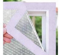 Film Isolant Thermique Autocollant pour fenêtres, idéal pour lhiver, kit détanchéité Coupe-Vent intérieur, Protection translucide Contre Le Froid. (39×63in)